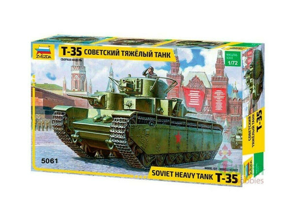 Zvezda 1/72 scale WW2 SOVIET HEAVY TANK T-35