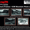 MAIM Picture Frames + Mountain Pictures bw / Uniscale