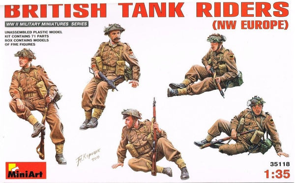 Miniart 1:35 British Tank Riders (NW Europe)