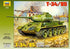 Zvezda 1/35 scale WW2 Russian T-34/85 Soviet Tank