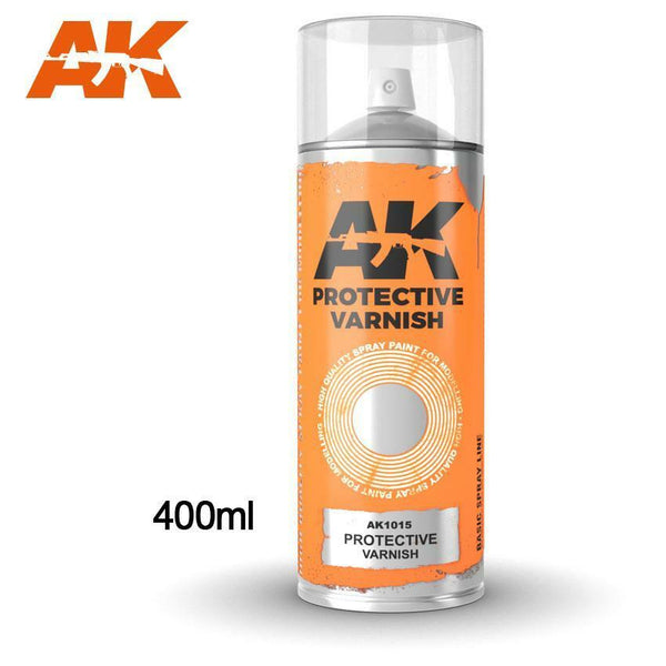 AK interactive spray can Protective Varnish 400ml (((SOLD to U.K. ONLY)))