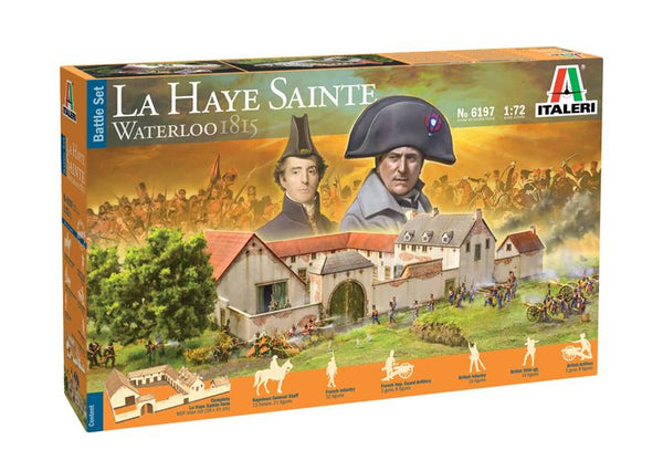 Italeri 6197 La Haye Sainte Waterloo 1815 - Battleset 1:72 Model Kit building and figures