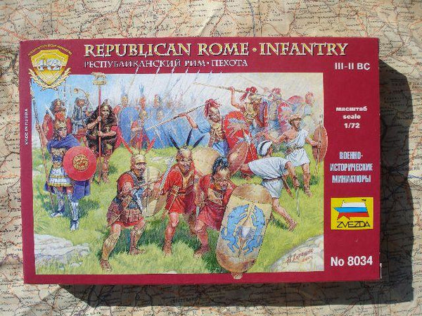 Zvezda 1/72 scale REPUBLICAN ROMAN INFANTRY