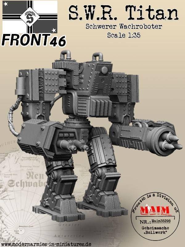 S.W.R. ~Titan~ 1/35 Scale resin model kit  (Schwerer Wachrobotor)