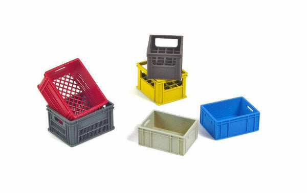 1/35 Scale model kit Plastic Crates Set