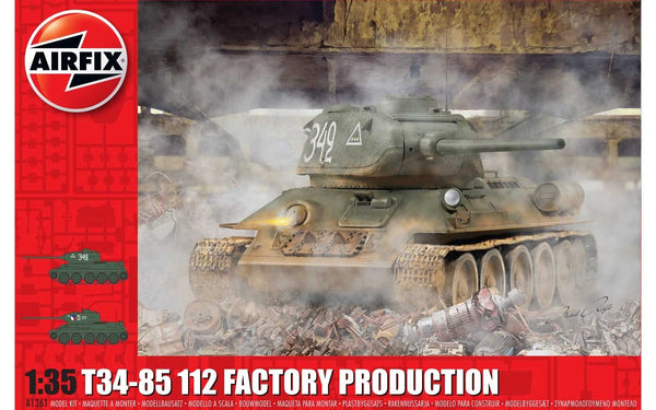 Airfix 1/35 scale WW2 Russian T34/85 II2 Factory Production