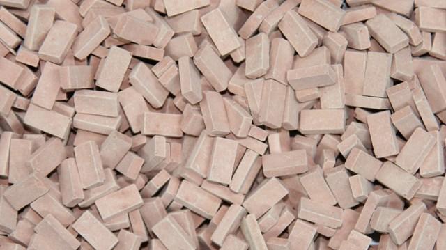 1/72 Scale bricks (RF) medium terrac