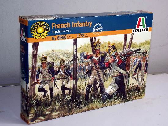 ITALERI 1/72 FIGURES- FRENCH INFANTRY NAPOLEONIC WARS