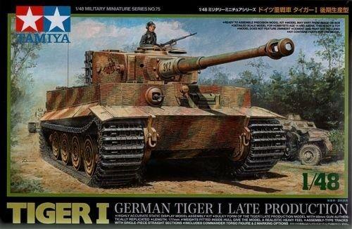 Tamiya 1/48 scale WW2 German Tiger I Late production tank