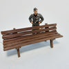 1/35 scale 3D printed park bench