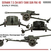 Miniart 1/35 WW2 GERMAN 7.5CM ANTI-TANK GUN PAK 40 EARLY PRODUCTION