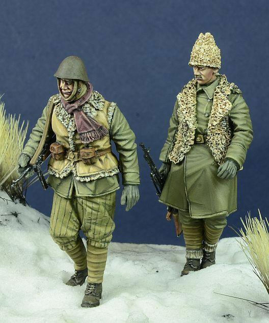 1/35 scale resin model kit WII Romanian Infantry walking