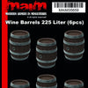 MAIM Wine Barrels 225 Liters (6 pcs) / 1/35 scale