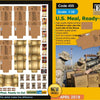 U.S.  Meal, Ready-to-Eat suitable for 1/35 scale