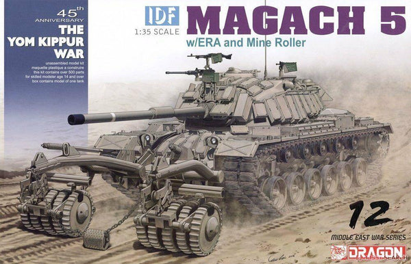 Dragon 1/35 scale IDF MAGACH 5 WITH ERA AND MINE ROLLER