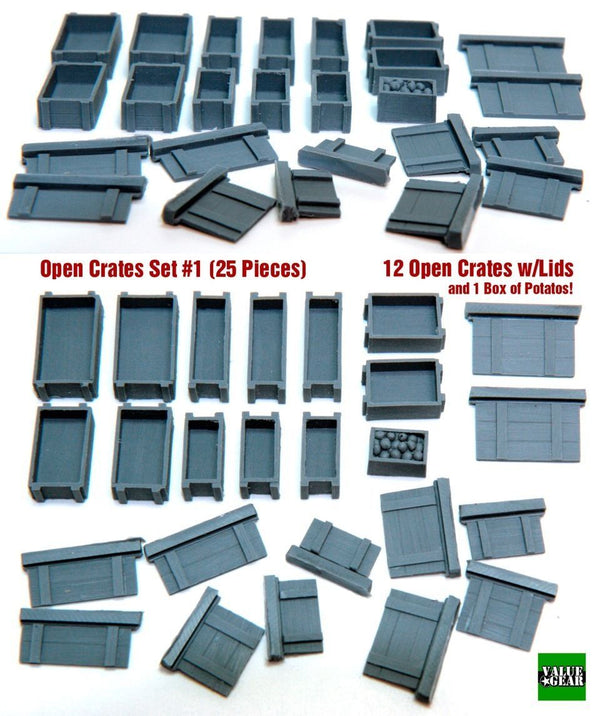 1/35 scale resin models Open Wooden