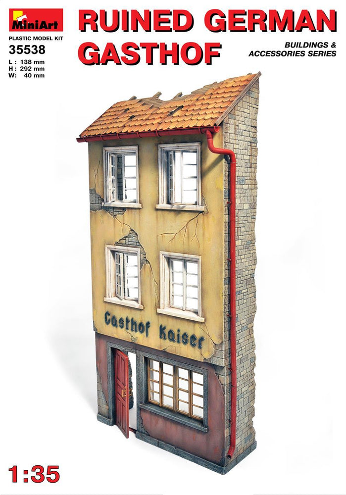 Miniart 1:35 Ruined German 'Gasthof'