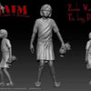 Zombie little Girl 1:35 Scale resin kit