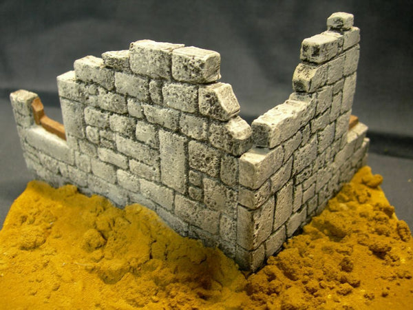 1/35 Scale North African Ruined Walls FoG Models 5043