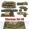 1/35 Scale Resin kit Sherman Engine Deck and Stowage Sets #9