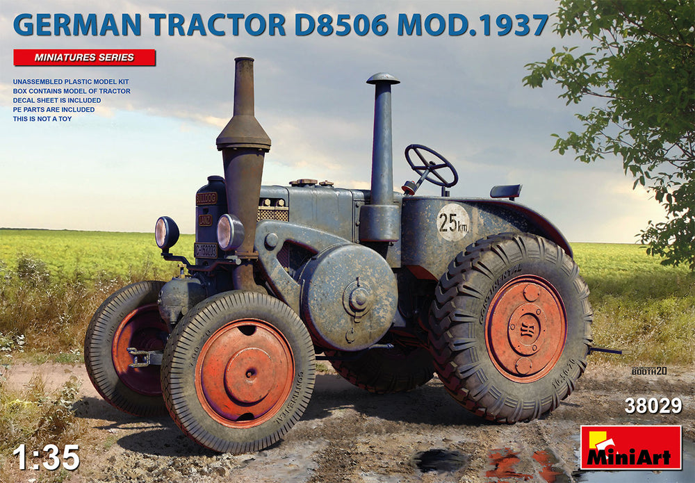 Miniart 1/35 GERMAN TRACTOR D8506 MOD. 1937