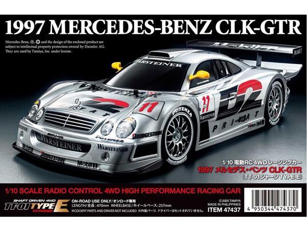 Tamiya R/C 1/10 scale 1997 MERCEDES BENZ CLK GTR(TT-01 TYPE E)