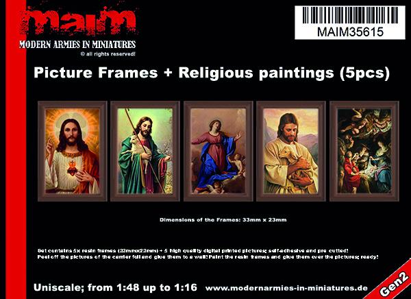 MAIM Picture Frames + Religious Paintings #1 / Uniscale