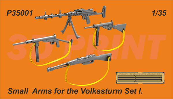 CMK/Czech Master Kits 1/35 WW2 German Small Arms for the Volkssturm Set #1