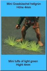 2mm  Medium Green Grass tufts