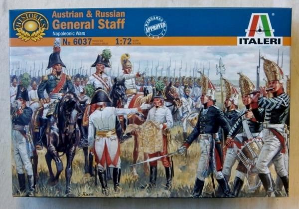 ITALERI 1/72 FIGURES NAPOLEONIC  WARS ALLIED GENERAL STAFF