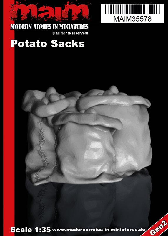 1/35 scale 3D printed model kit - Potato Sacks / 1:35