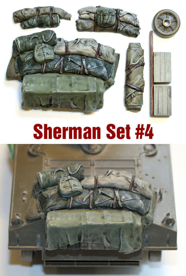 1/35 scale resin Sherman tank Engine Deck and Stowage Sets #4