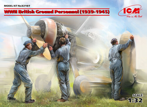 ICM - WWII British Ground Personnel (1939-1945) (3 figures)