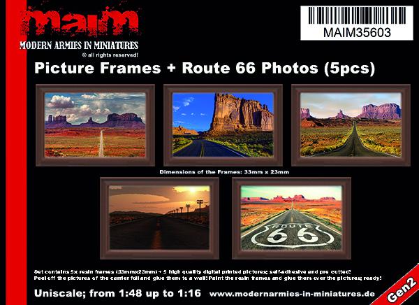 MAIM Picture Frames + Route66 / Uniscale