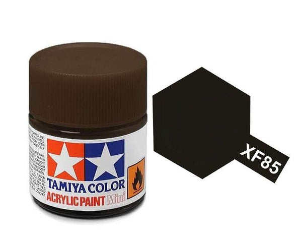 TAMIYA MINI ACRYLIC - XF-85 RUBBER BLACK