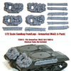 1/72 scale resin model 72SH15 Sandbag Fronts/logs For Sherman M4A3 (4 Pack) (Armourfast M4A3 Kits)