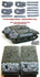 1/72 scale resin model 72SH15 Sandbag Fronts/logs For Sherman M4A3 (4 Pack) (Armourfast M4A3 Kits)