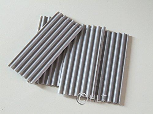 1/35 Scale corrugated Iron Sheets (15 Pack)  Grey plastic