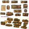 1/35 Scale resin kit Tents Tarps Set  #8 tank and vehicle stowage