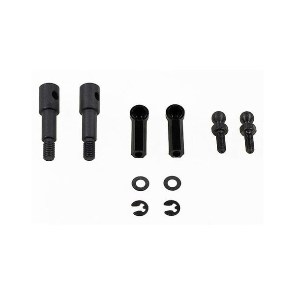 CARSON R/C 1:14 Truck Wheel axle steel front axle set for Tamiya Truck