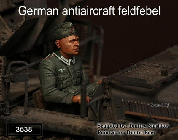 1/35 Scale WW2 German antiaircraft feldwebel