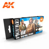 AK Interactive GEN 3 - IDF UNIFORM COLORS 3G PAINT SET