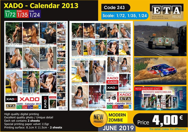 1/24 Calendar 2013 - XADO