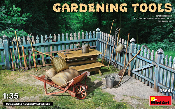 Miniart 1/35 scale GARDENING TOOLS