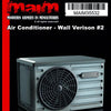 1/35 scale 3D printed model kit - Air Conditioner - Wall Version #2 / 1:35