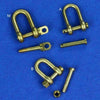 1/35 Brass Shackles (4pcs, Type:B, H: 8.6mm, D: 5.6mm, R: 1.4mm) for military vehicles