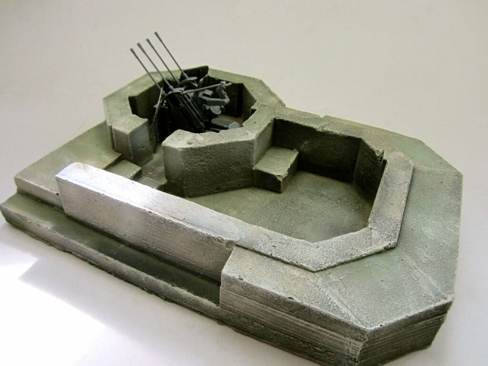 FoG Models 1/35 Scale WW2 German Flak Anti aircraft concrete bunker