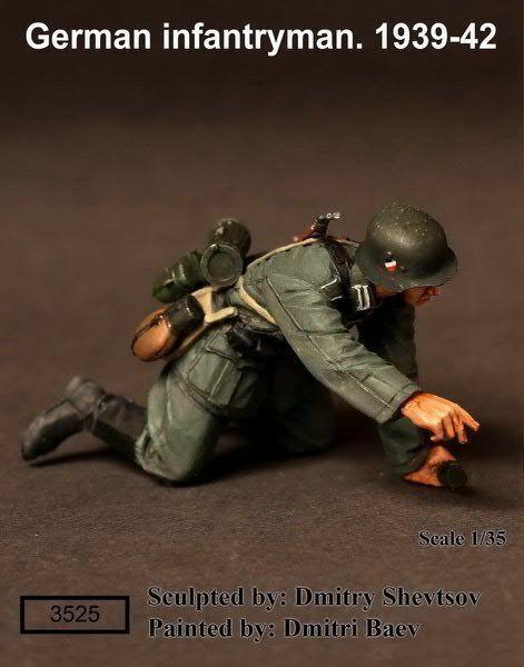 1/35 Scale WW2 German infantryman. 1939-42 #4