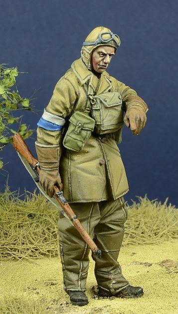 1/35 scale resin model kit WII BEF Dispatch Rider, France 1940