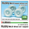 1/35 Scale resin model kit US Husky Mk.III Sagged wheel set (for AFV club 1/35)
